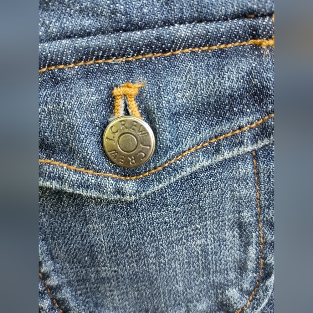J. Crew Denim Blue Women's Jacket_Med - Picture 3 of 6